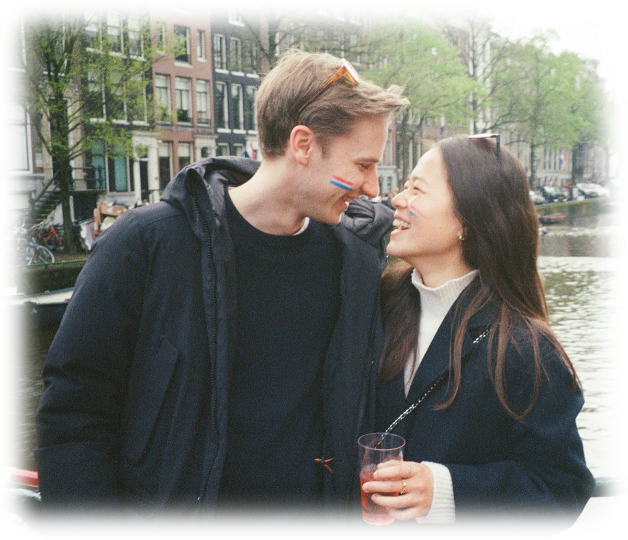 Julia and Dominik in Amsterdam